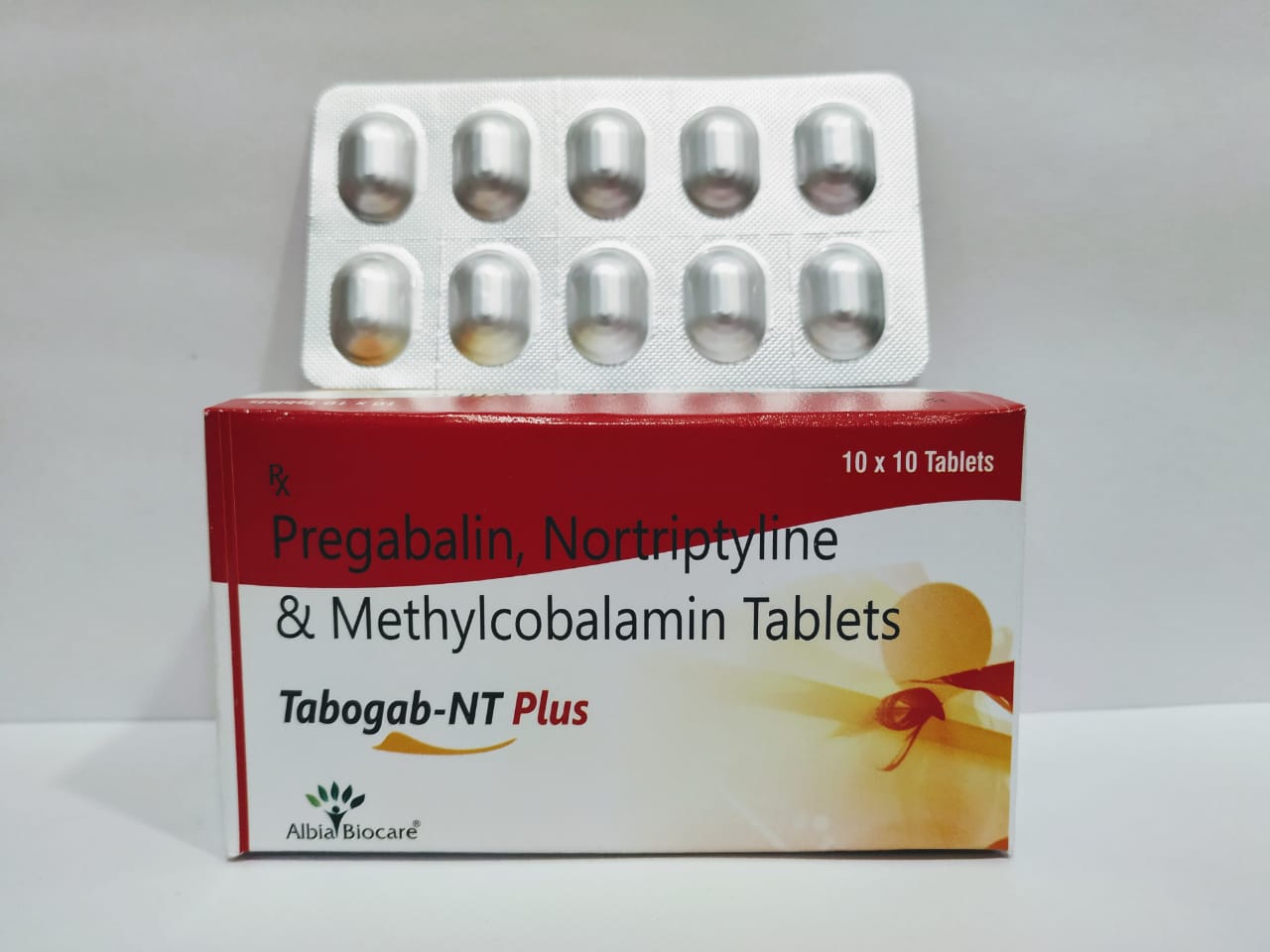 TABOGAB-NT Plus Tablet | Methylcobalamin 1500mcg + Pregabalin 75mg + Nortriptyline 10mg 